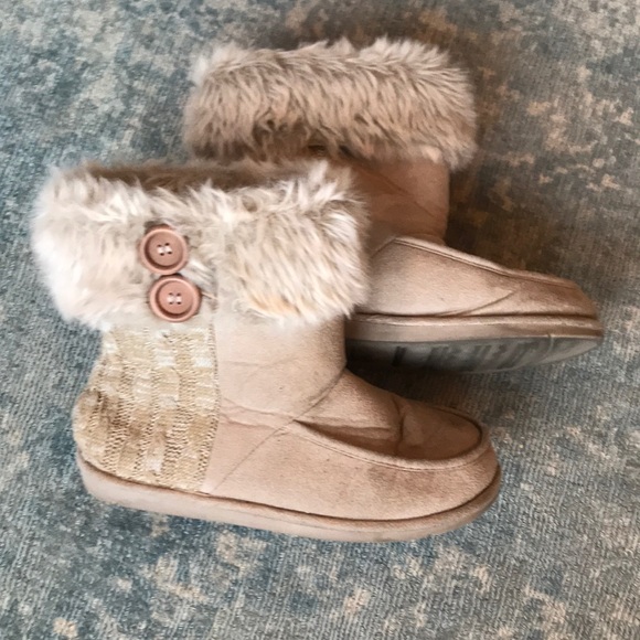 dr scholls fur boots